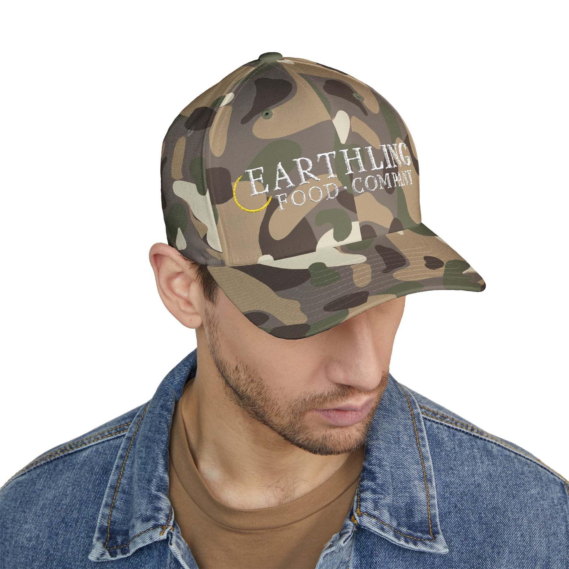 Olympia Earthling Closed-Back Structured Cap (Embroidery)