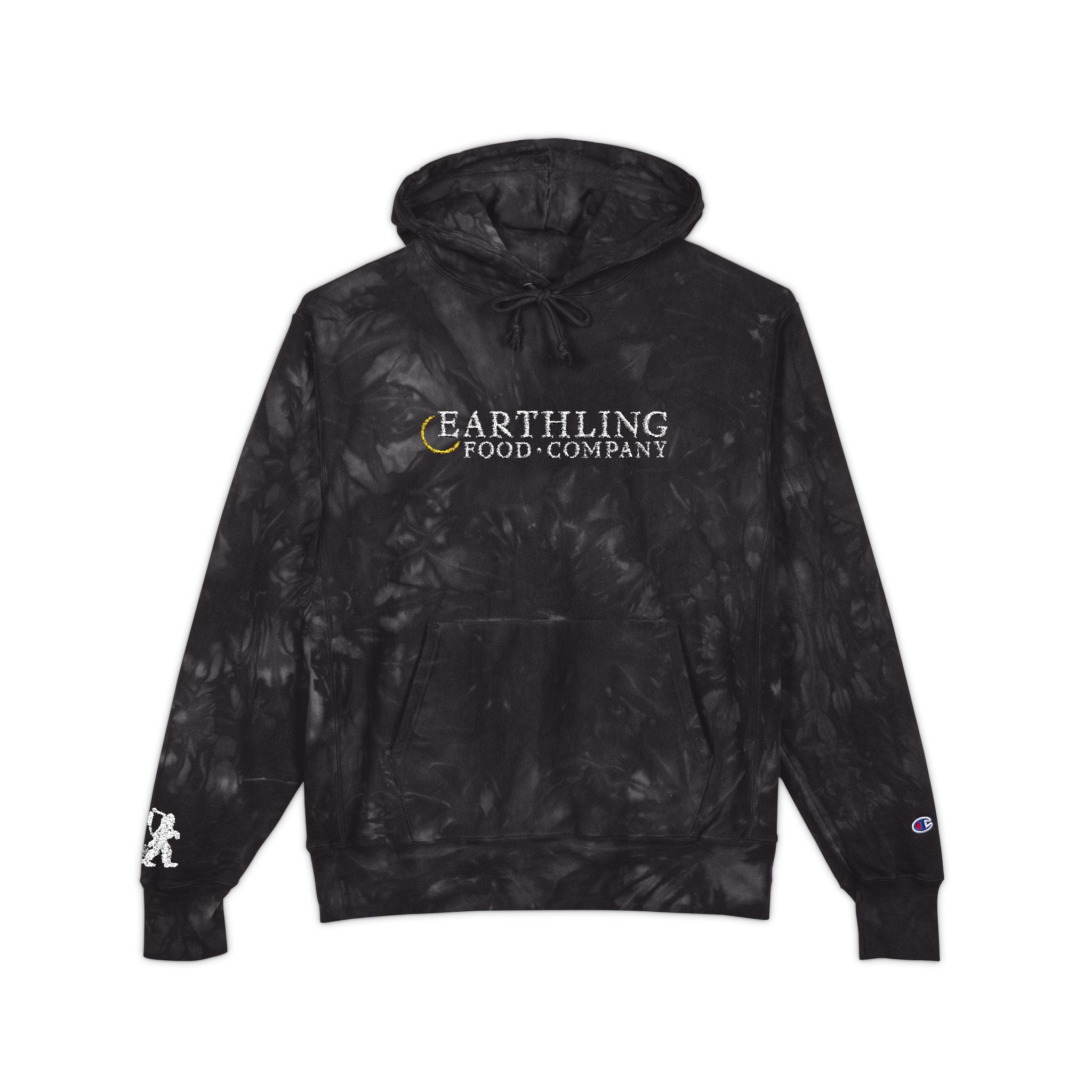 Champion Tie-Dye Hoodie, Unisex (Embroidery) – Earthling Food Company