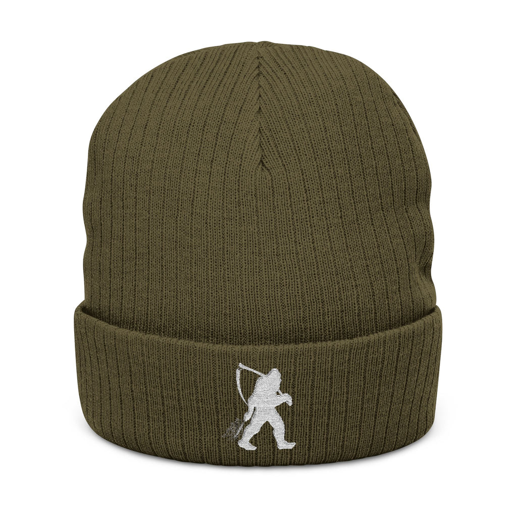 Ribbed Knit Beanie (Embroidery)