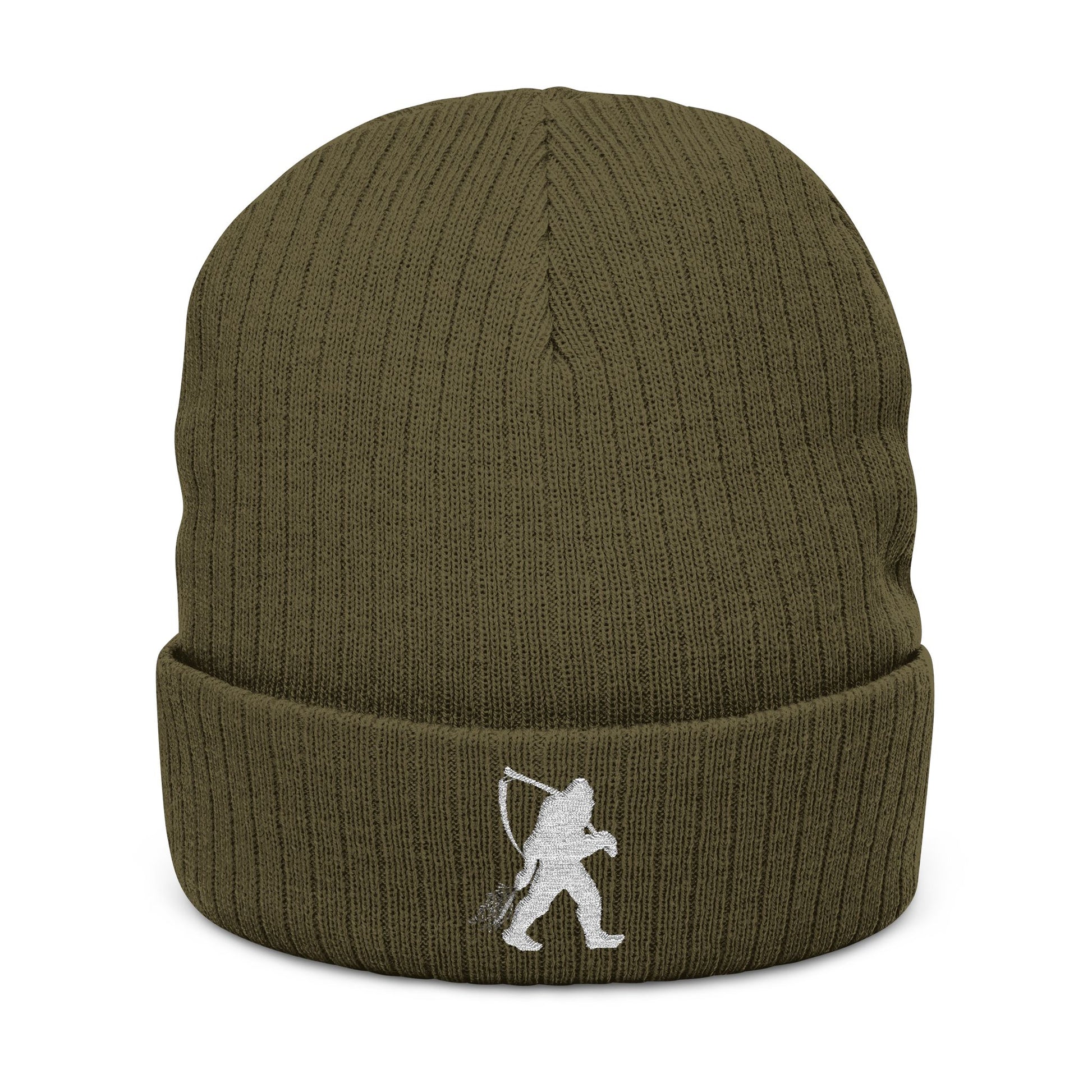 Ribbed Knit Beanie (Embroidery)