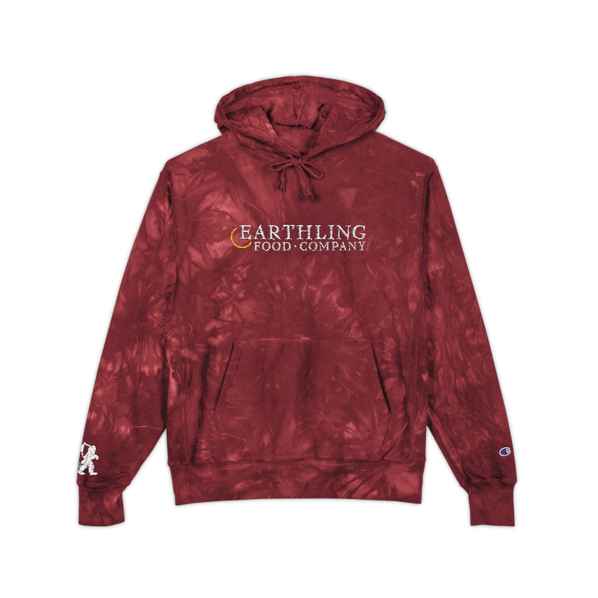 Champion Tie-Dye Hoodie, Unisex (Embroidery) – Earthling Food Company